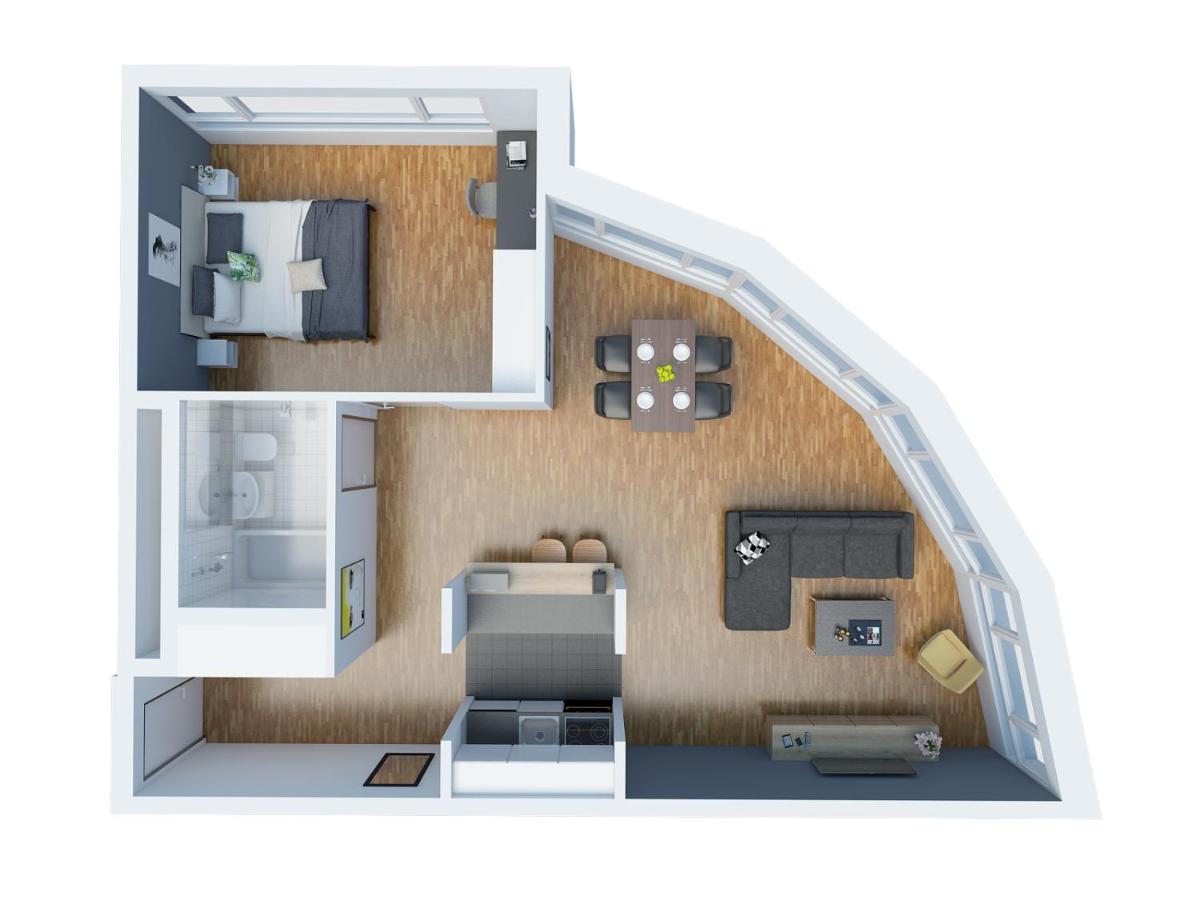 Ariser - Zug Central Business Apartment מראה חיצוני תמונה